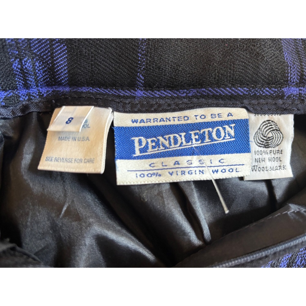 Pendleton Classic 100% Virgin Wool Plaid Midi Ski… - image 3